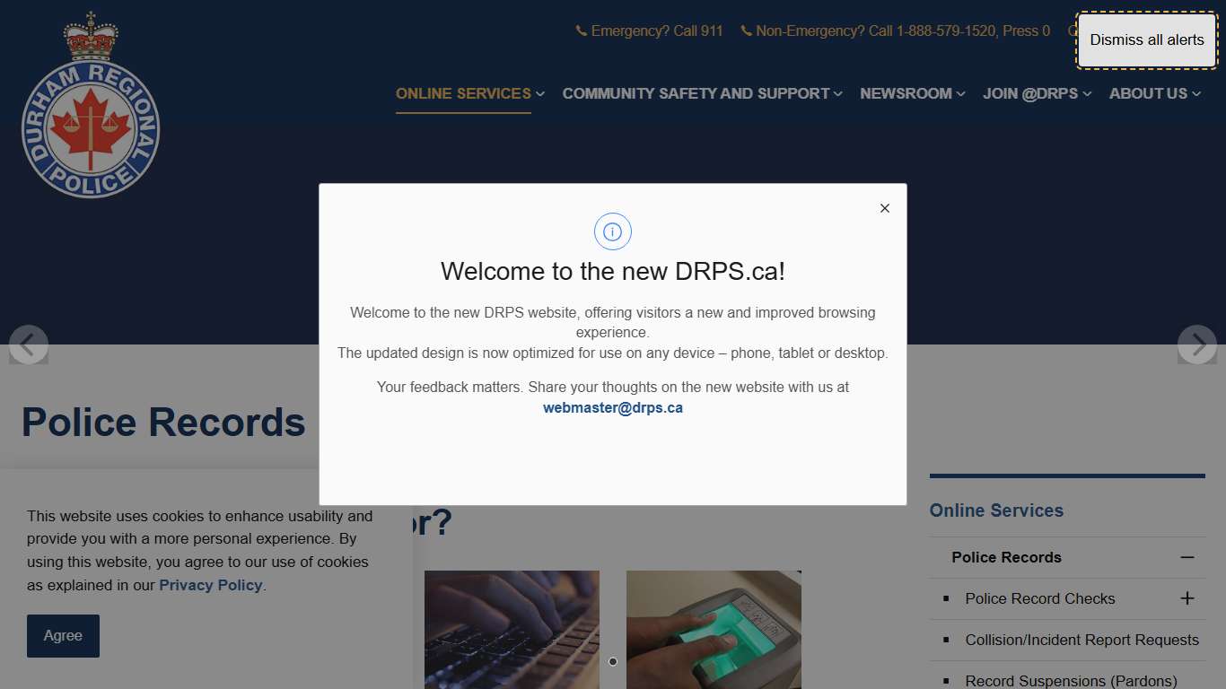 Police Records | Durham Regional Police Service